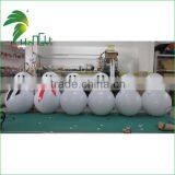 Standing Human Size Snowman Balloon / Christmas Decorating LED Inflatable Light thumbnail-2