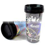 Best Sale Double Wall Paper Insert Replaceable Platic Bottle Coffee Cuo Starbucks Mug thumbnail-2