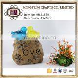 Fiber Clay Resin Garden Bird Figurines thumbnail-1