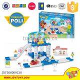 Hot Sell Plastic Car Toy Set Cartoon Parking Set Toy