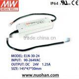 Mean Well 24v Led Driver/30W Single Output Switching Power Supply 30w Led Driver/30w Waterproof Led Driver