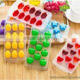 NEW Novelty Fruit Ice Juice Cube Tray Chocolate Jelly Silicone Mould Party