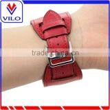 Genuine Leather Band Bracelet Cuff Wrist Watch Band For Apple Watch Cuff Leather Band thumbnail-4