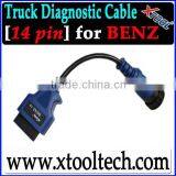 [xtool] Benz 14 Pin Line /benz Truck Connector in Stock thumbnail-1