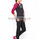 Good Quality Women Jogger Suit Sports Suit Cotton Tracksuit Custom thumbnail-2