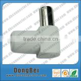 CATV plug right angle conector 9.5mm tv aerial connector