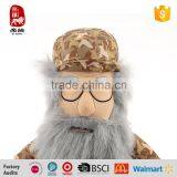 Hot Sale Lovely Uncle With Full Beard Plush Baby Toy Soft thumbnail-4