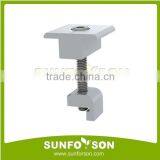 Al6005 /SS304 Solar Mounting Clamps for Module Installation