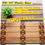 Interlocking Plastic Base for Outdoor Flooring