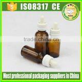 Empty Glass Eye Dropper Amber Serum Bottles 15ml thumbnail-2