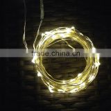 led mini copper wire fairy string lights with plug or battery