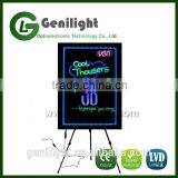 Multicolor Illuminated Erasable Neon LED Message Writing Advertisement Presentation Board, With Controller