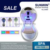 Far Infrared Sauna Spa Capsule / LED Light Therapy Bed For Full Body Steam