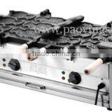 (3 in 1) 6pcs Fish Waffle Commercial Non-stick 110v 220v Electric Icecream Taiyaki Machine + Batter Dispenser + Stuffing Scoop thumbnail-2