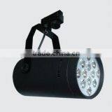 Hot sale Black color/ Silver color 12w aluminium track for lighting 2year warranty