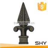 ornamental wrought iron forged iron elements spearhead