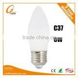 6W 2835SMD Led bulb C37 Candle bulb led 100-240v 2 yrs guaranteed