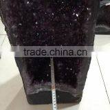 Nature Crystal Dark Amethyst Geode