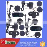 Wholesale Bluetooth BT Motorcycle Multi Interphone Headset Helmet Intercom Auto-Receiving Calls thumbnail-2