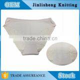Europe Style White Colour Sexy Lace Milk Silk Briefs Panty Ladies Beautiful Undergarment thumbnail-5