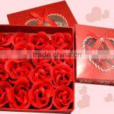 Red Rose Soap Flower Gift Packing, Good for Gift and Decoration thumbnail-1