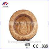Cowboy Orange Straw Hat Straw Hat With Band thumbnail-2