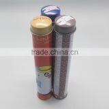 Cheap Wholesale Round Packaging Pencil Case,tin Pencil Box