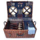 Picnic & Beyond Picnic Basket for 4,handmade by Willow thumbnail-1