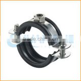 China manufacture best quality rubber coated high strength hose clamp