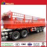 Step Wise Type Gooseneck Store House Bar Trailers/stake Animal Transport Truck Steel Cage Trailer thumbnail-4
