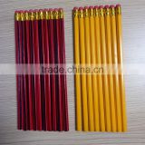 Custom Hexagonal Cheap Hb Pencils With Eraser Toppers