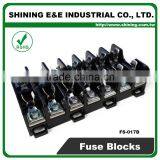 FS-017B Panel Mounted Midget Type 600V 7 Pole 6x30 10A Fuse Holder thumbnail-4