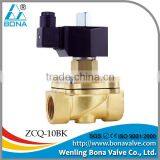 Female 1/4" 1/8" Brass 12V 24V 110V Normally Open Solenoid Valve ZCQ-21BK thumbnail-2