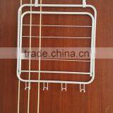 Vivinature 4 Hook Over the Door Rack Hanger for Hanging Clothes Coat Hat Belt Metal thumbnail-1