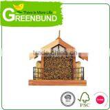 Feeder Wooden Decorative Bird Cage House Parrot Wild Bird Care thumbnail-1