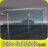 Durable Stainless Steel Exterior Glass Railing thumbnail-2