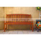 Park Long Chair Outdoor Carved Double Seat Teak Wood Bench thumbnail-3