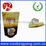 Yellow Plastic Custom Printed Stand Up Zip Pouches For Cookies thumbnail-1