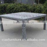 Patio Square Table Rattan Outdoor Dining Table thumbnail-4