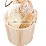 Wooden Barrel Set in Home & Garden Pail Cask Clearner Set thumbnail-1