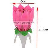 High Quality Fireworks Music Rotating Birthday Candle/decoration for Party-electric Candle thumbnail-2