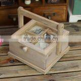 Rural Style Wooden Sewing Box thumbnail-2