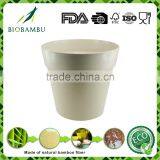 High Standard Practical Best Design Outdoor&Indoor Bamboo Fiber Pots