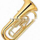 Entry Model Brass Body Bb Tone Gold Lacquer Marching Euphonium