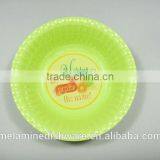 100% Melamine Factory Wholesale Safety Kids Children Cake Plate thumbnail-1