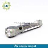 Aluminum 5LED Solar Flashlight