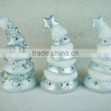 Ceramic Silver Xmas Tree 11960 thumbnail-1