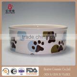 Petrageous Designs Polka Paws 7.8" Deep Pet Bowl thumbnail-1