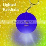 Blinking Round Keychain