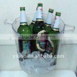 6L Customer Logo PS Materical Plastic Ice Bucket